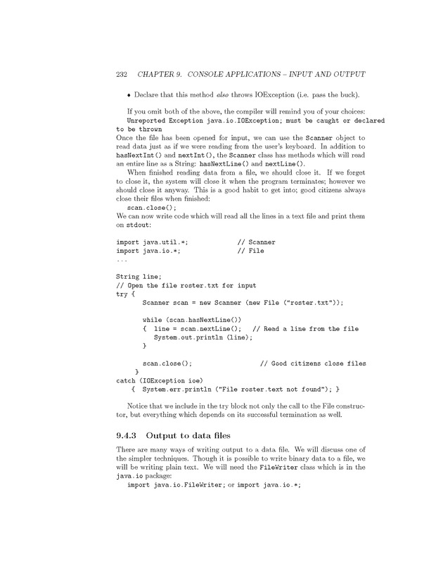 Introduction to Computer Science with Java Programming - Page 232